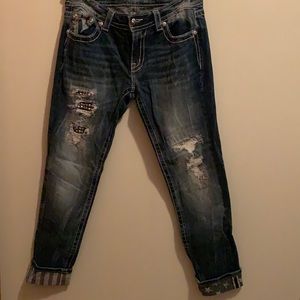 Miss Me Jeans with American Flag Detail